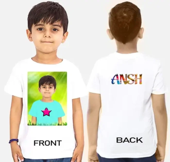 T-Shirt with Photo & Name