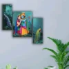 3 Set Radha Krishna Wall Art