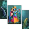 3 Set Radha Krishna Wall Art